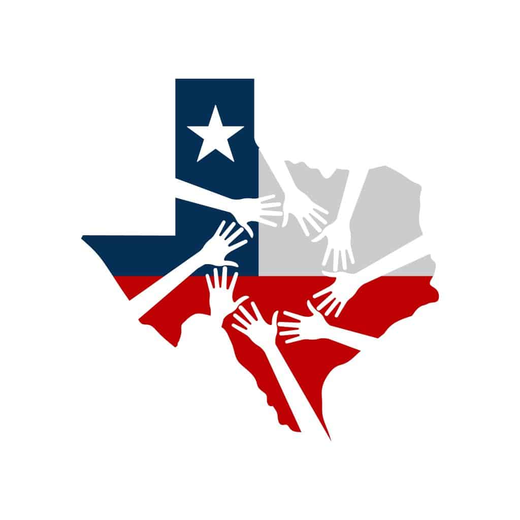 texas graphic helping hands