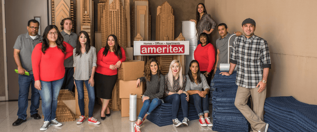 Ameritex staff photo with Box City