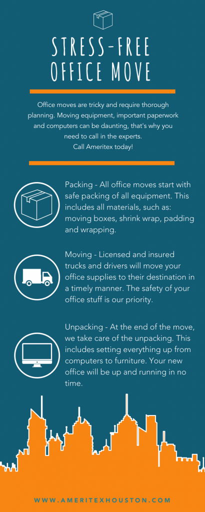 tips for a stress-free office move infographic