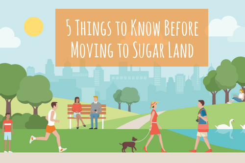 moving to sugar land - park with people