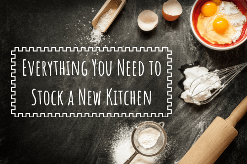stock a new kitchen
