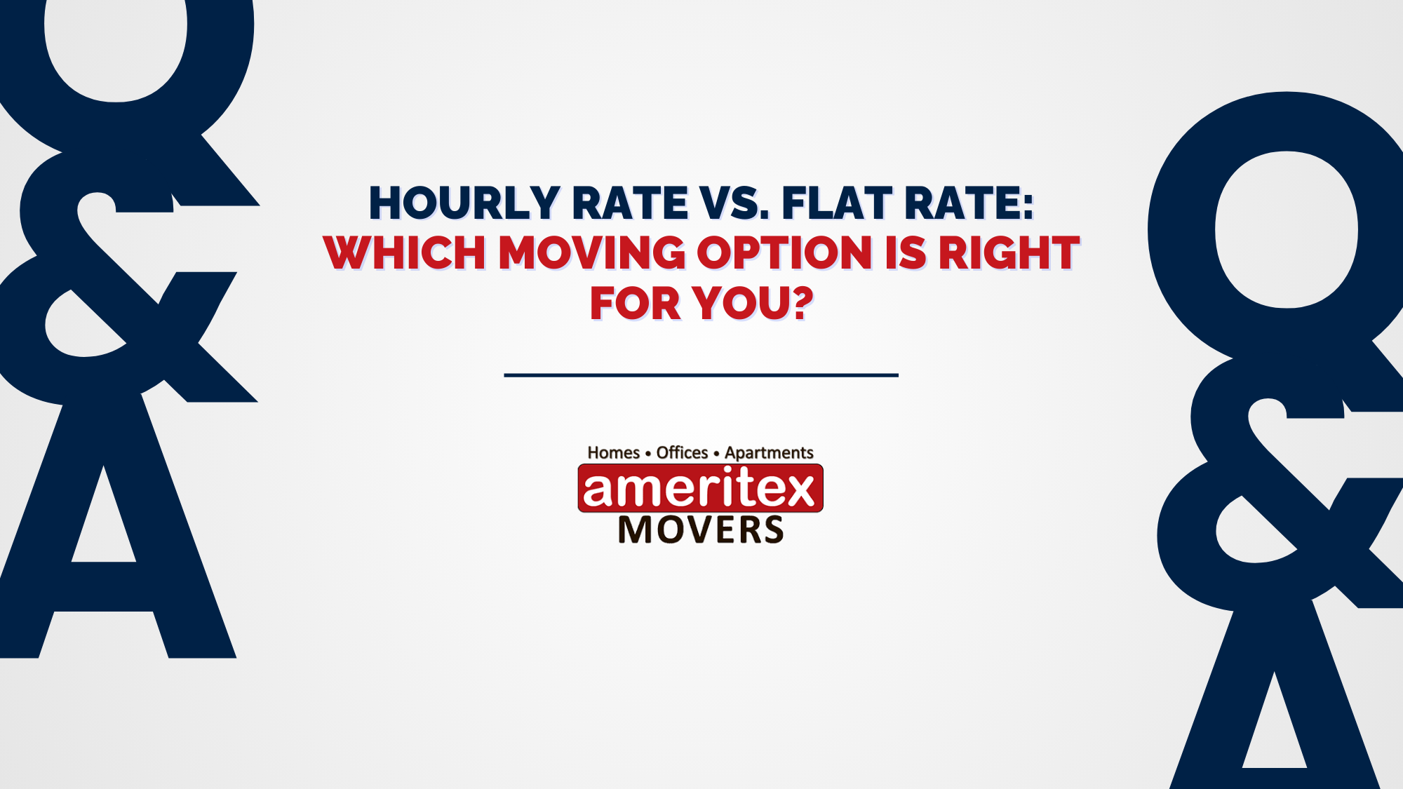 Hourly Rate vs. Flat Rate When Moving